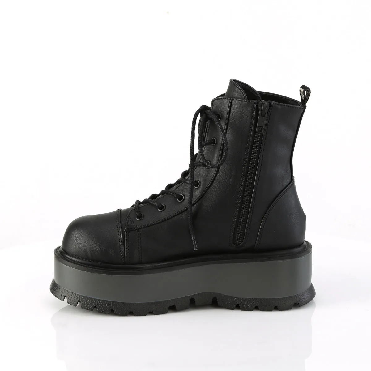 2 Inch Platform SLACKER-55 Black Pu