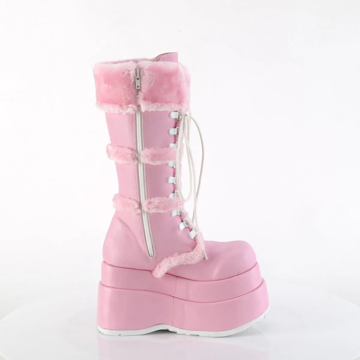 4 Inch Platform BEAR-202 Baby Pink Pu