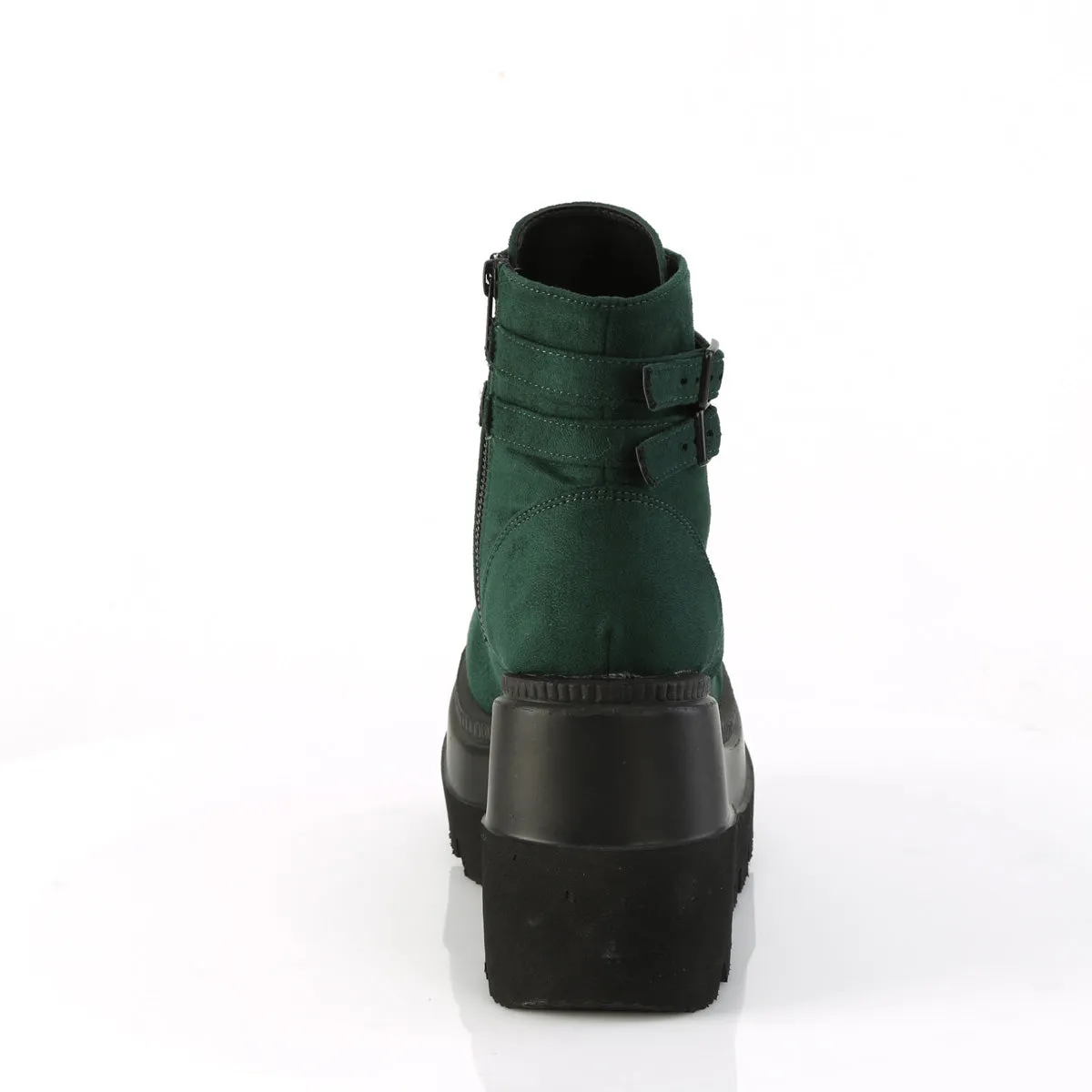 4 Inch Platform SHAKER-52 Emerald Suede