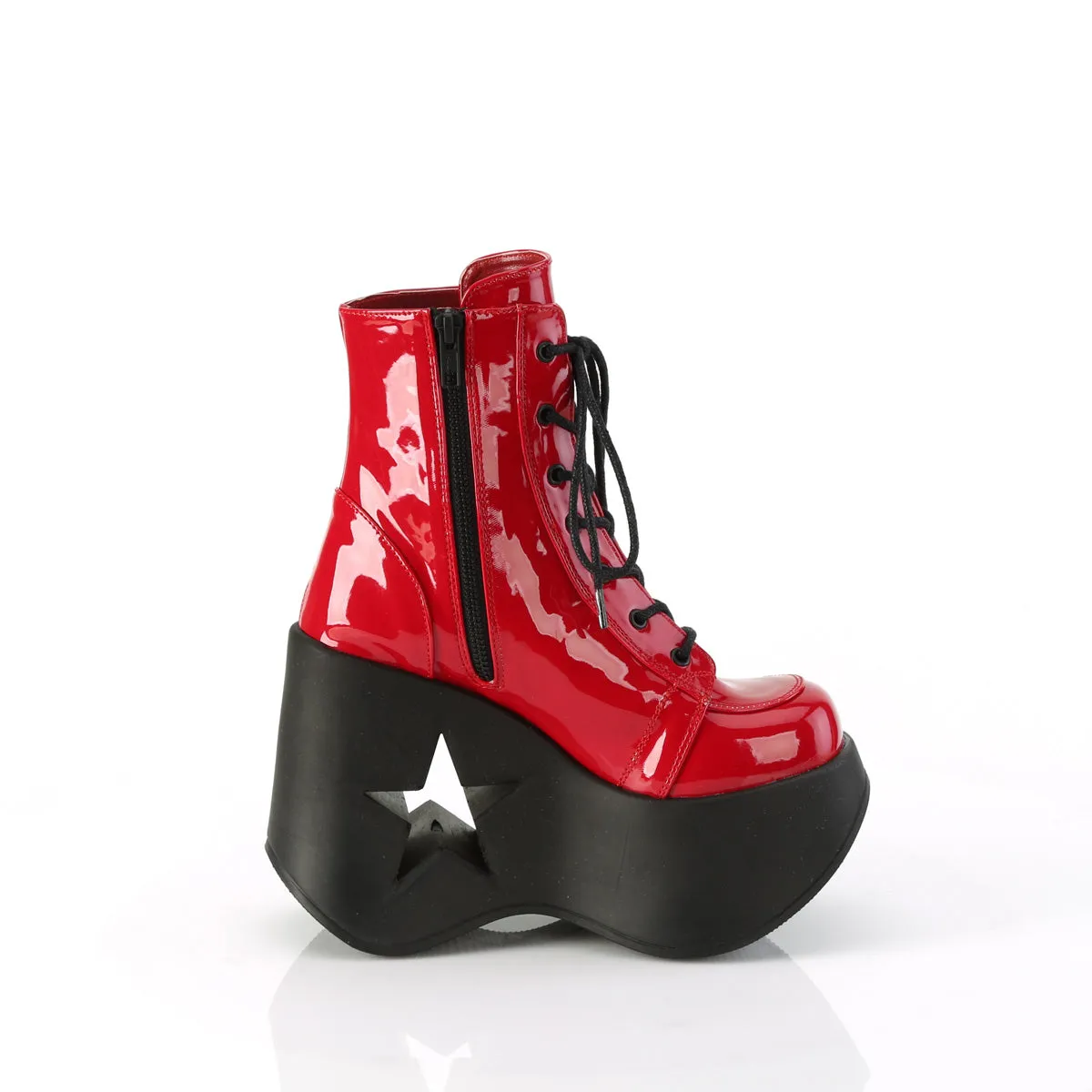 5 Inch Platform DYNAMITE-106 Red Patent