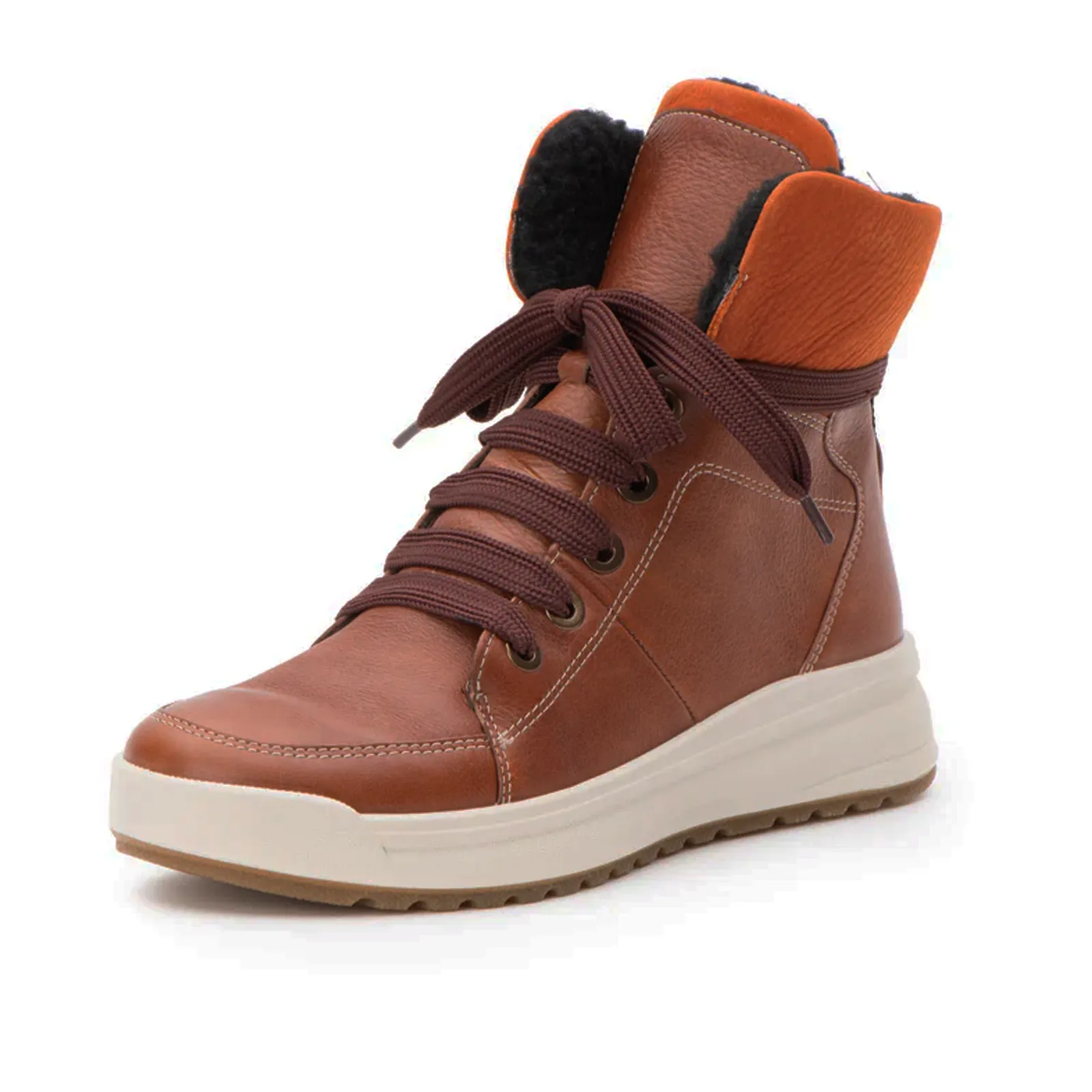 Ara Albany Mid Boot (Women) - Cognac