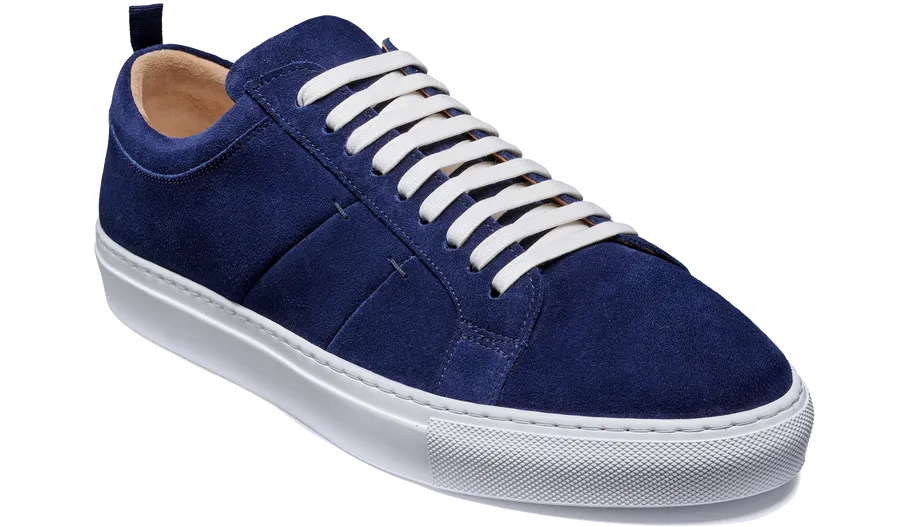 Barker Greg Sneaker - Navy Suede