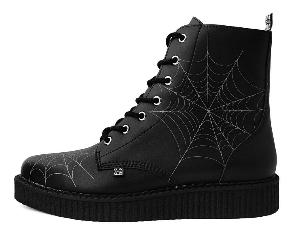 Black  TUKskin 7-Eye Spiderweb Glow Boot