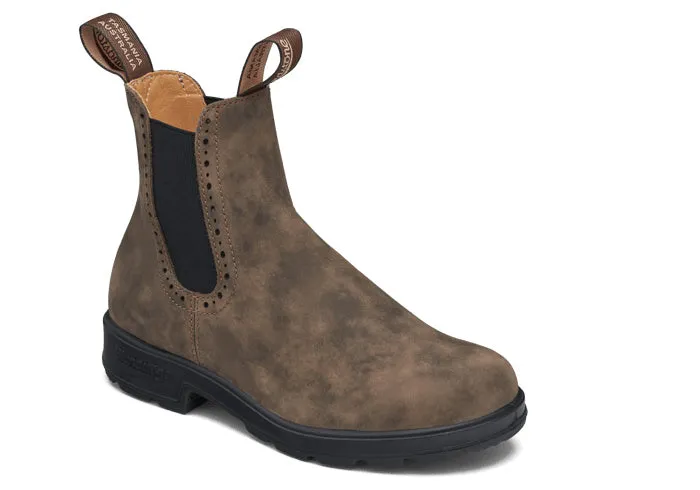 'Blundstone' Women's High Top Chelsea Boot - Rustic Brown