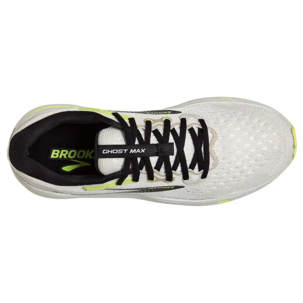 'Brooks' Men's Ghost Max - Grey / Black / Sharp Green