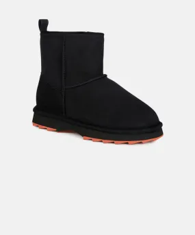 Emu Sharky Mini Black/Crimson Sheepskin Boots