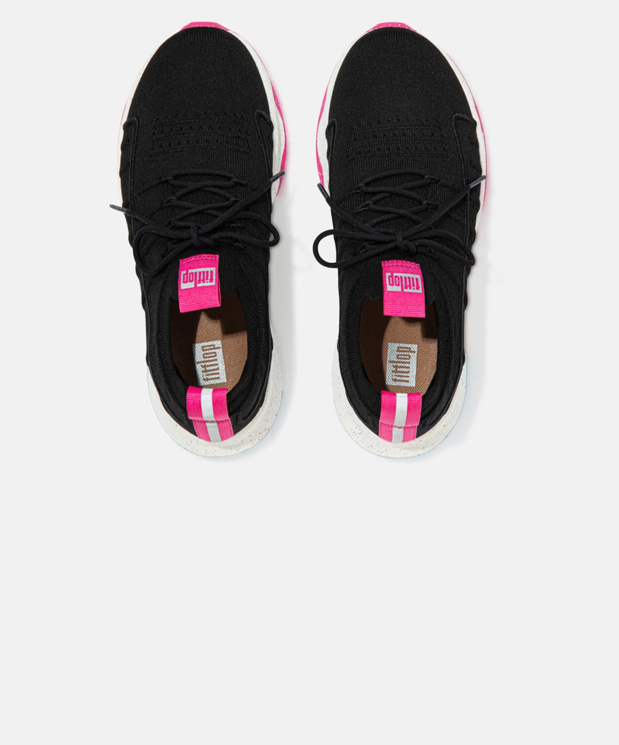 FitFlop Vitamin E01 Knit Sneakers Black