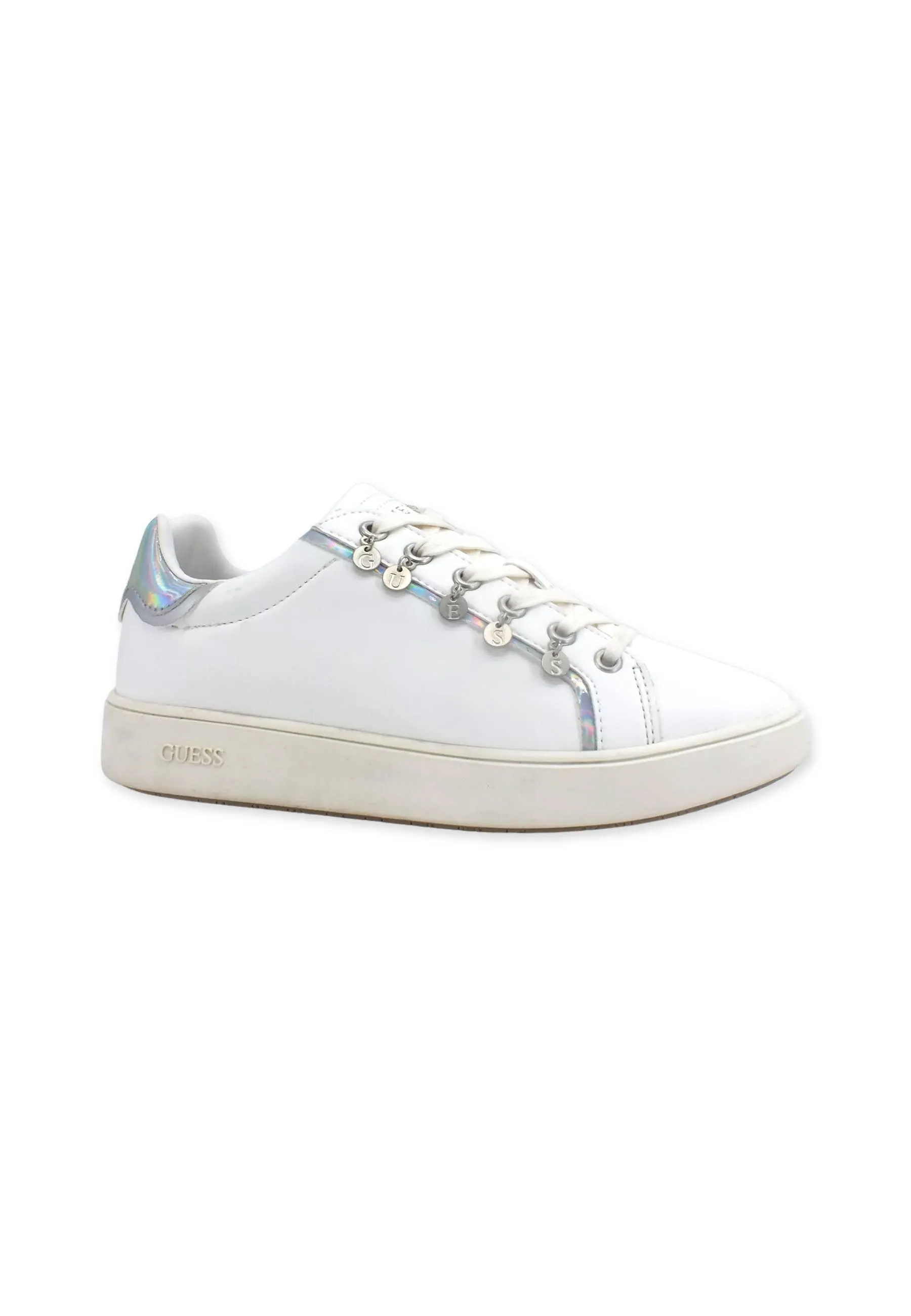 GUESS Sneaker Donna White Iridescent FL5MELSMA12