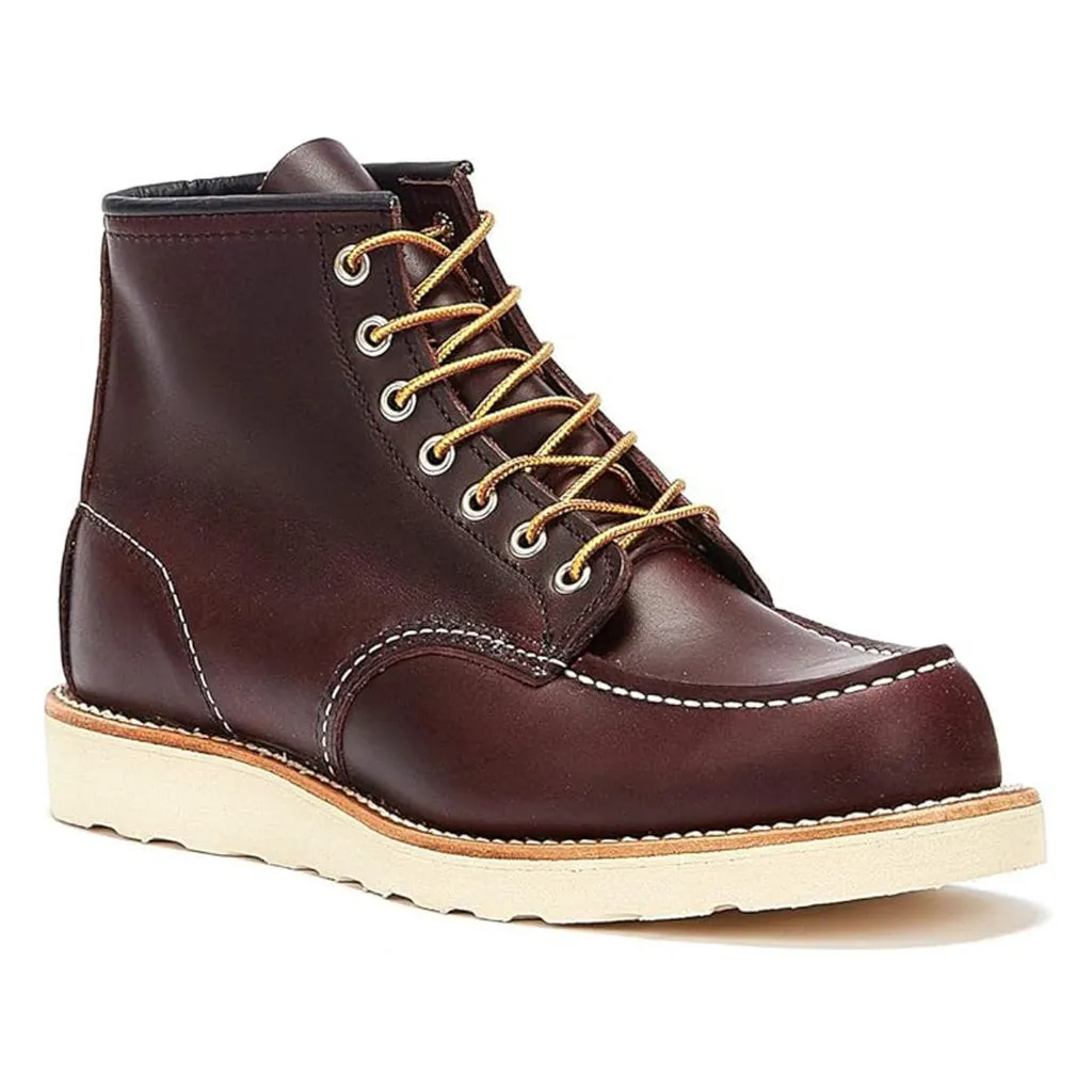 Heritage Full Grain Leather 6 Inch Classic Men's Moc Toe Boots