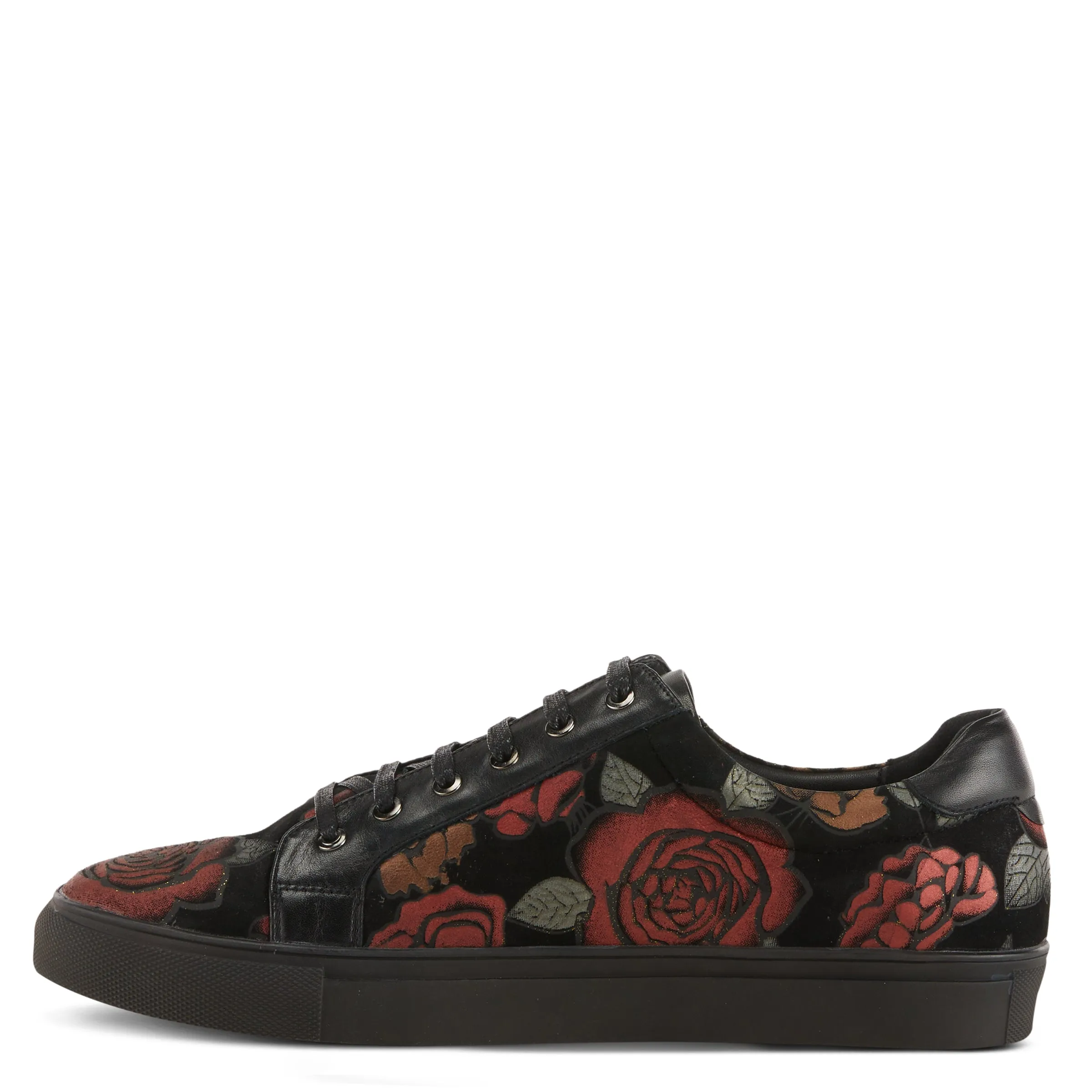 L'ARTISTE MEN ANDER-FLORAL LACE-UP SNEAKER