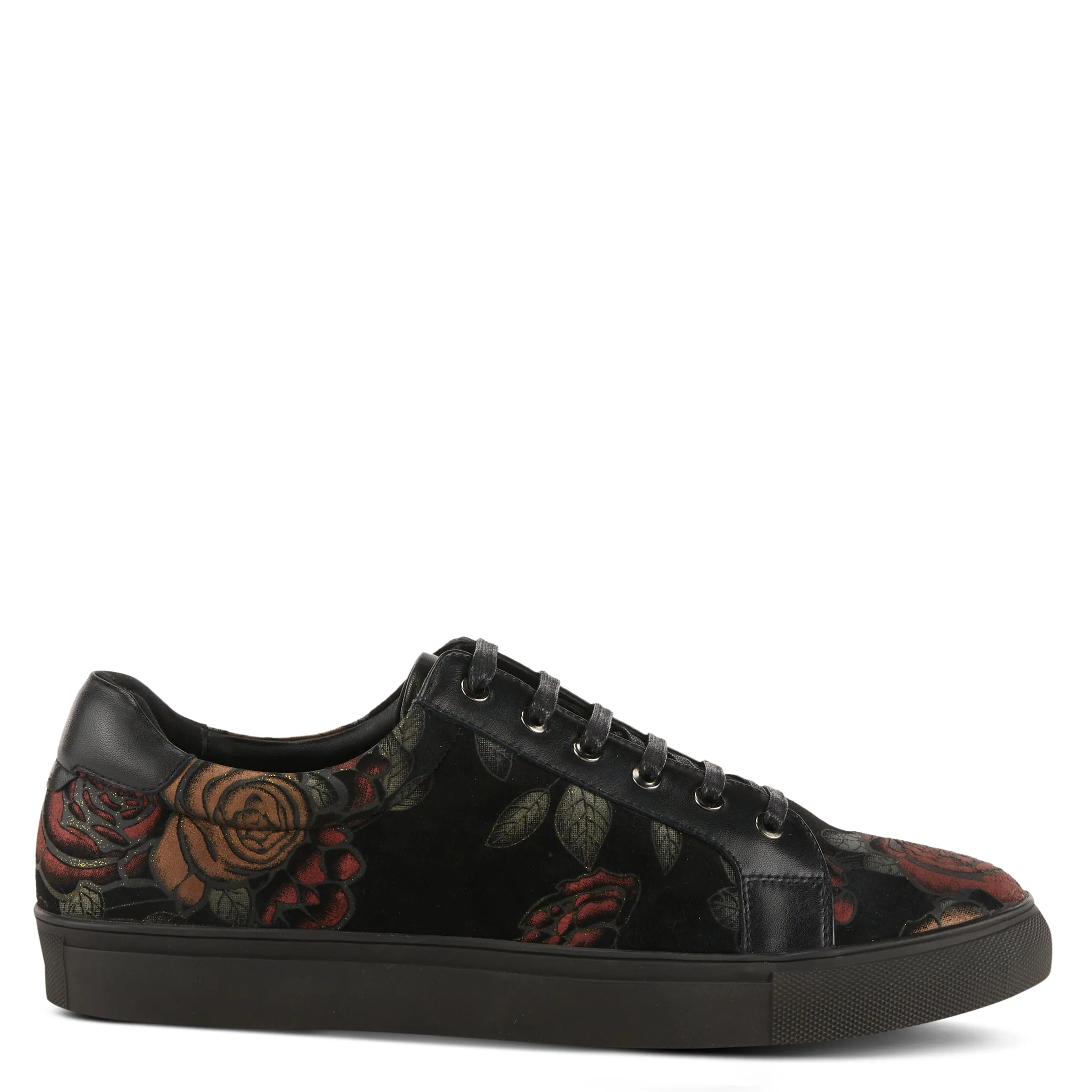 L'ARTISTE MEN ANDER-FLORAL LACE-UP SNEAKER