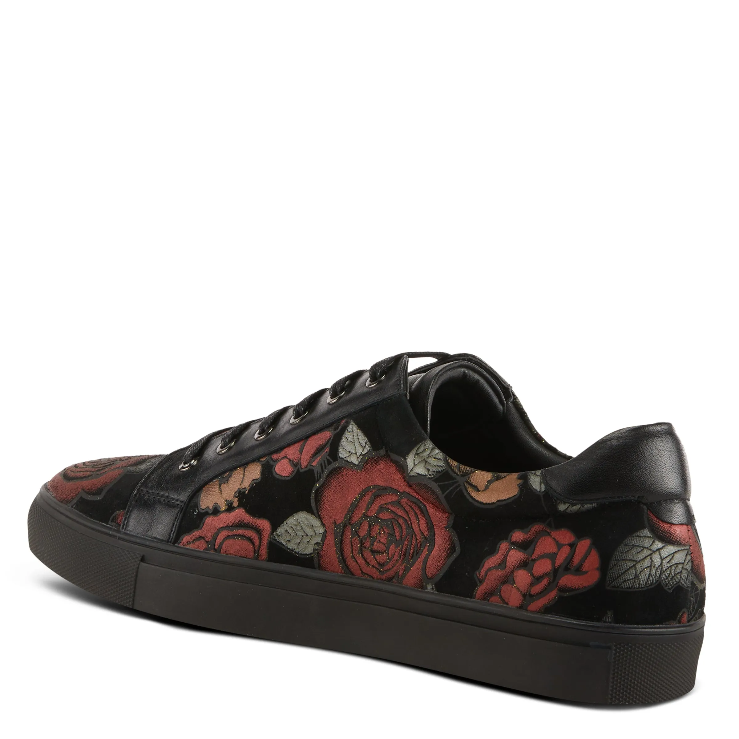 L'ARTISTE MEN ANDER-FLORAL LACE-UP SNEAKER