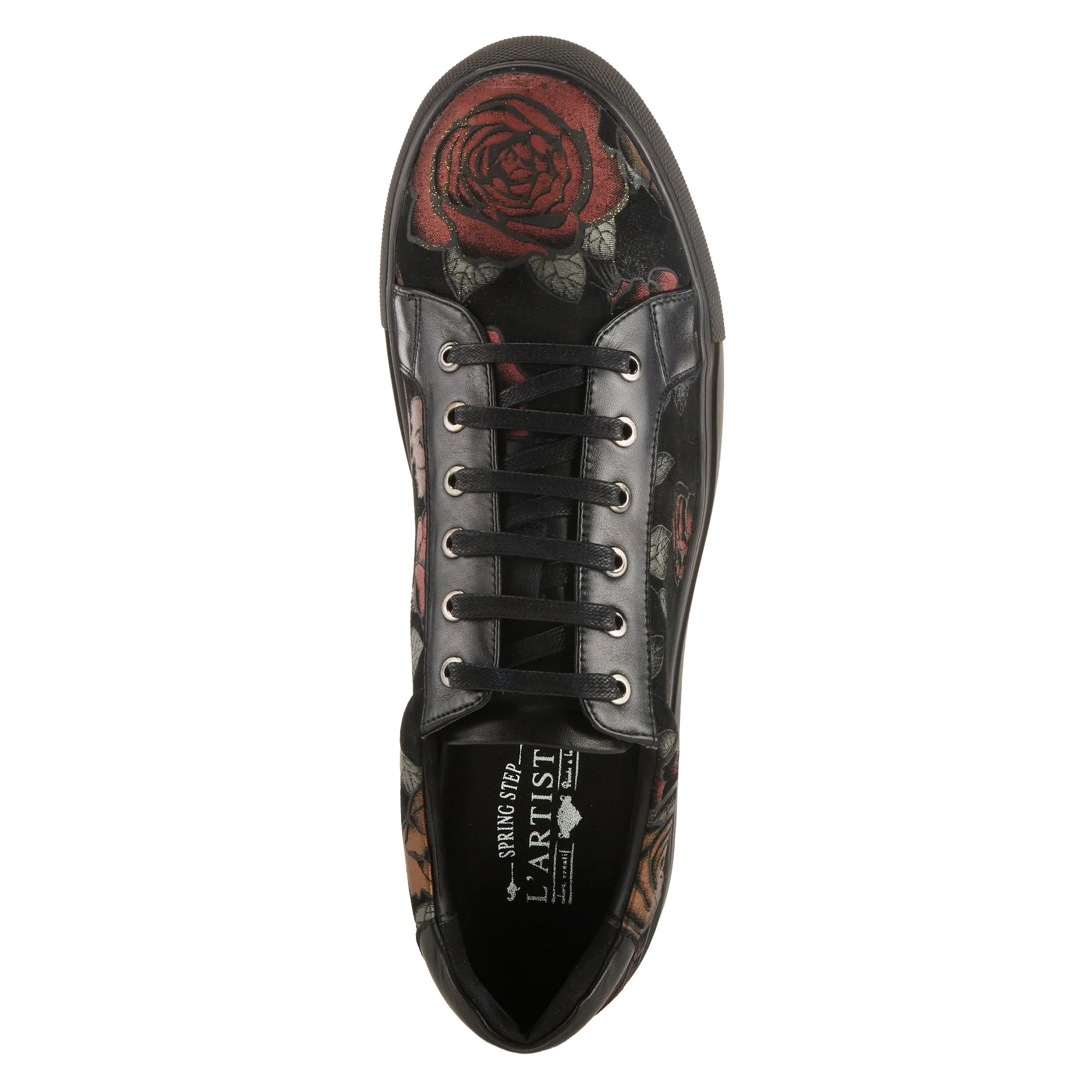 L'ARTISTE MEN ANDER-FLORAL LACE-UP SNEAKER