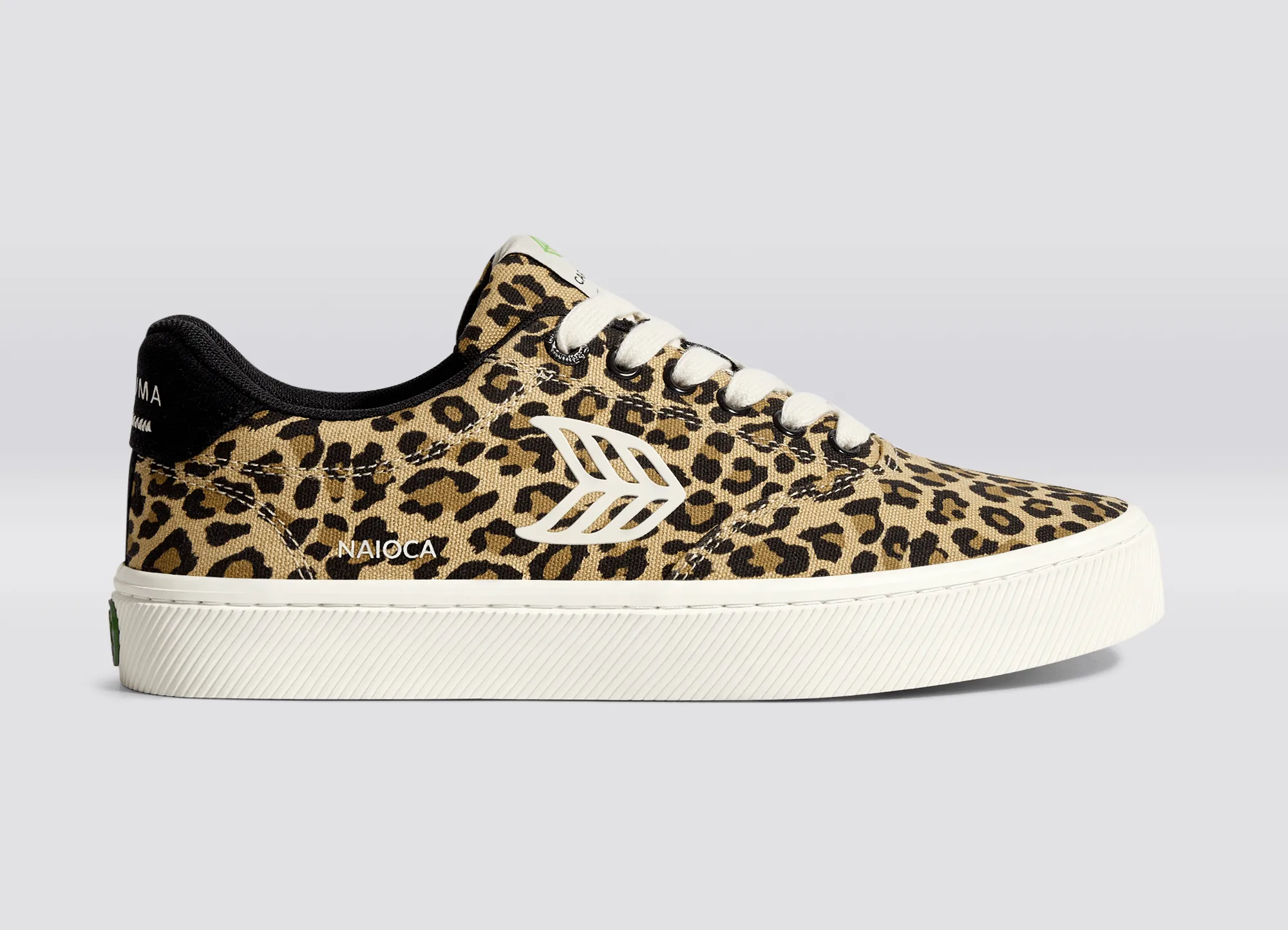 NAIOCA Leopard Print Canvas Sneaker Men