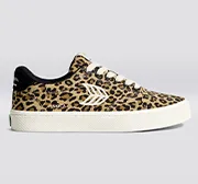 NAIOCA Leopard Print Canvas Sneaker Men