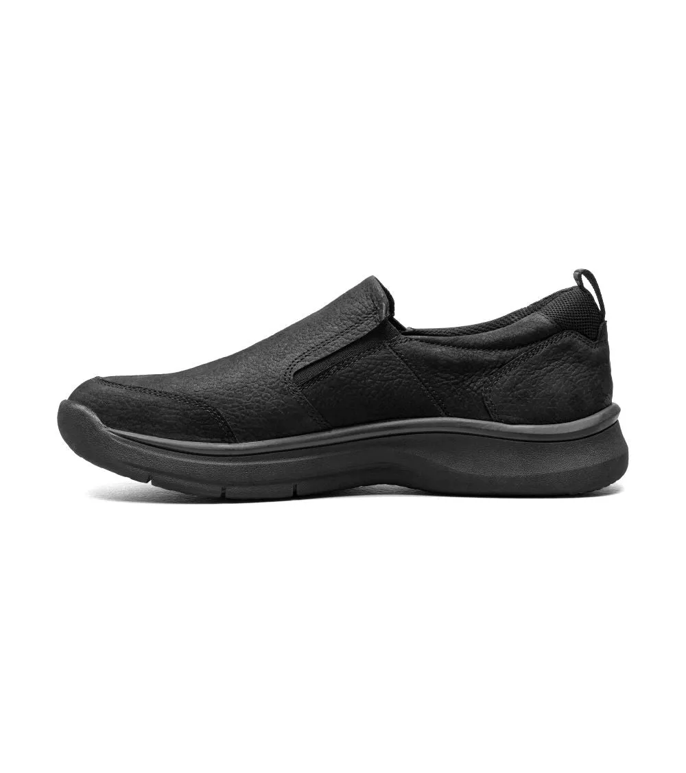 'Nunn Bush' Men's Mac Moc Toe Slip On - Black