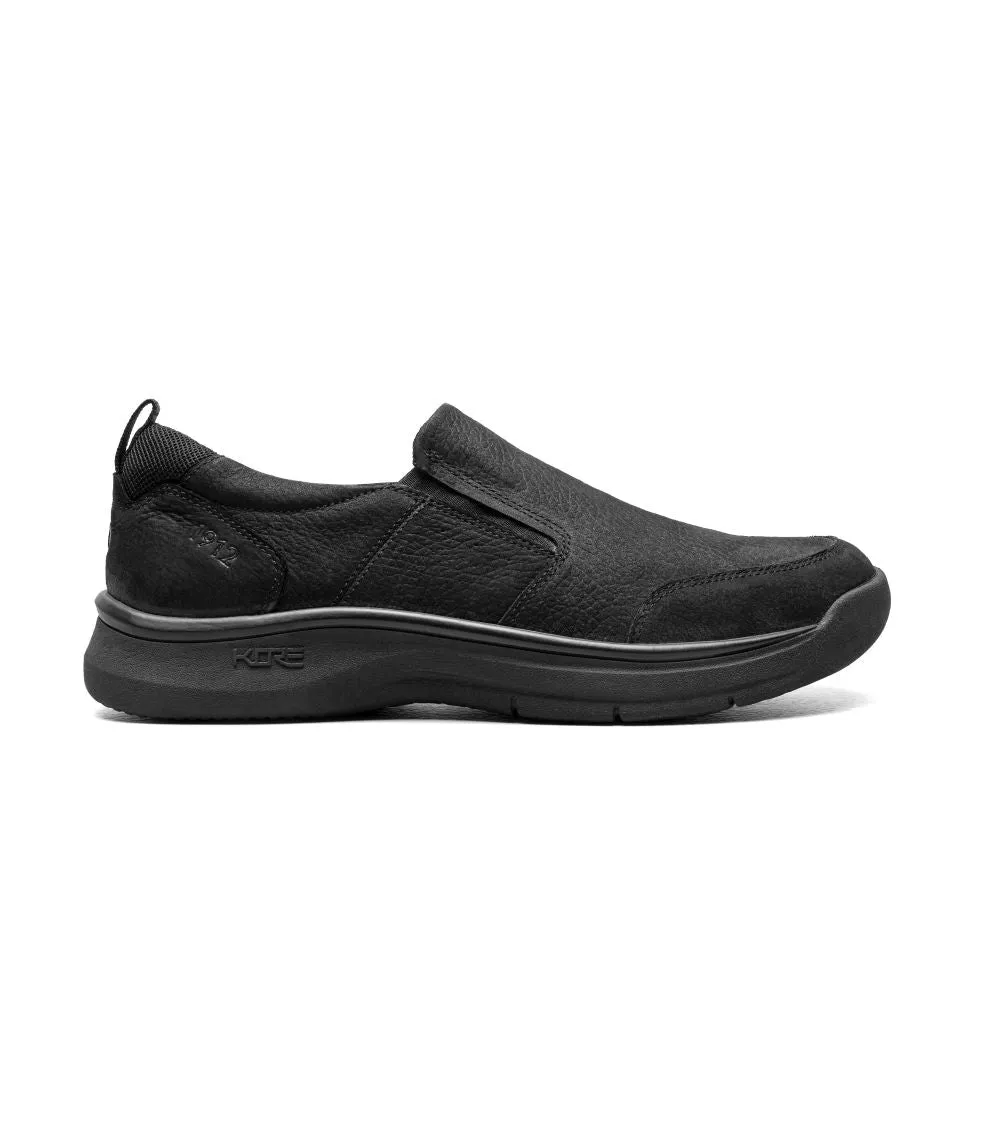 'Nunn Bush' Men's Mac Moc Toe Slip On - Black