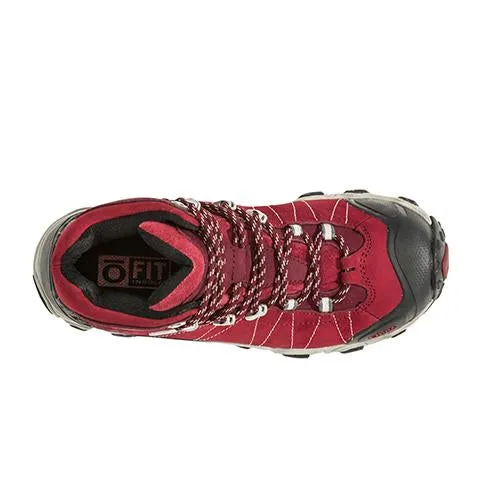 Oboz Bridger Mid B-DRY Hiking Boot (Women) - Rio Red