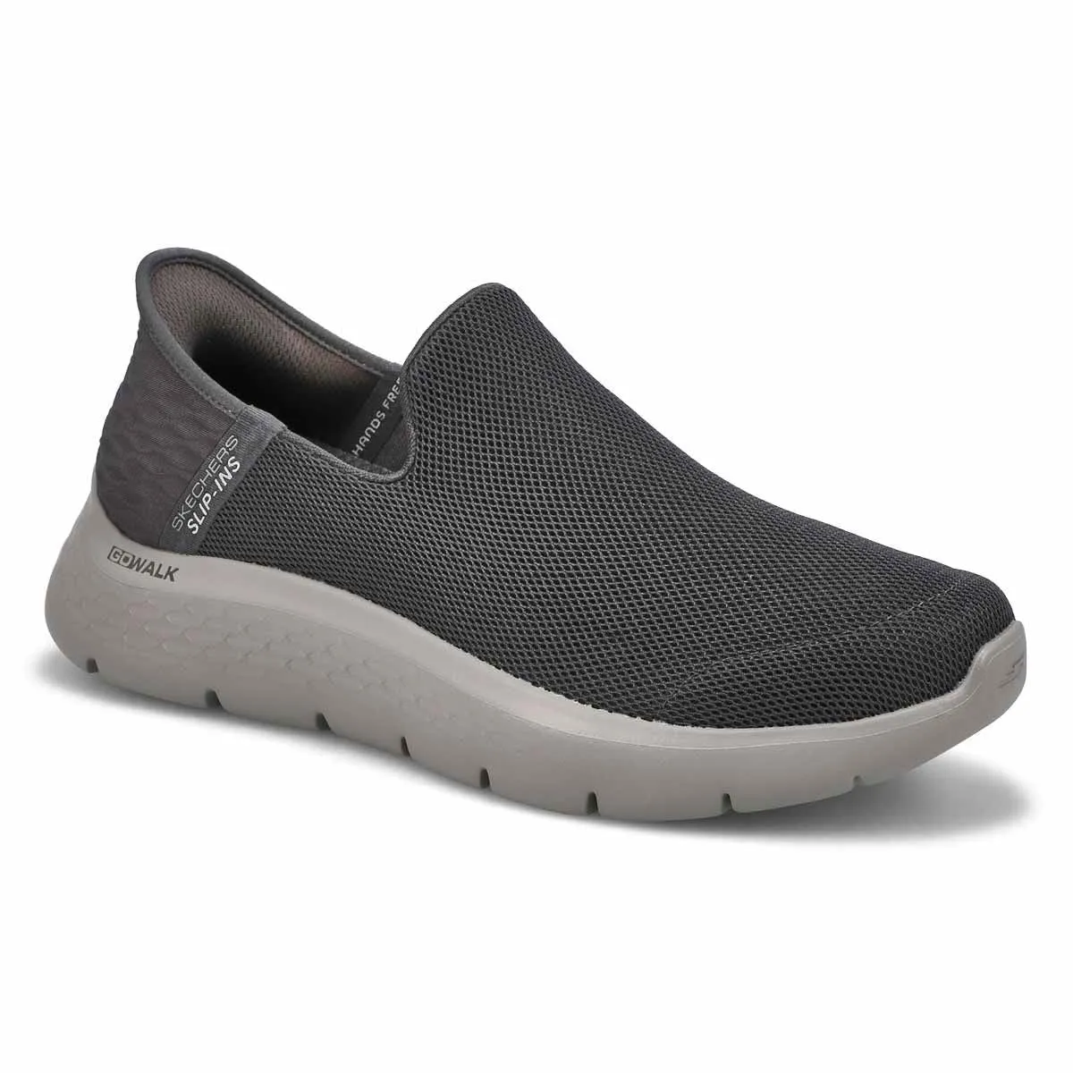 'Skechers' Men's Slip-ins: GO WALK Flex-No Hands - Dark Grey