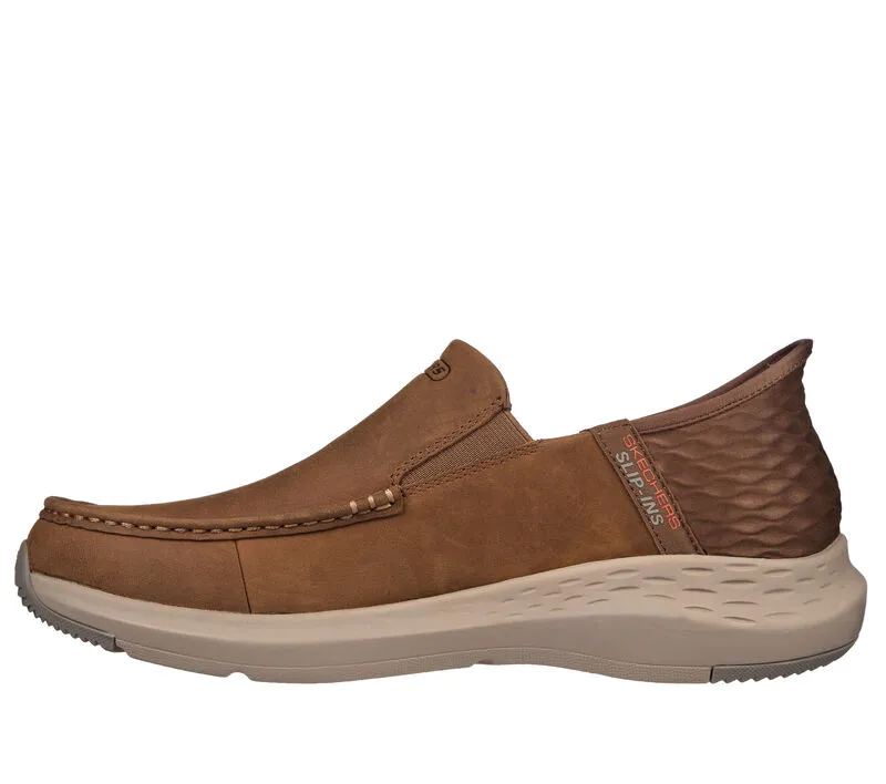 'Skechers' Men's Slip-ins Relaxed Fit: Parson-Oswin - Desert (Extra Wide)