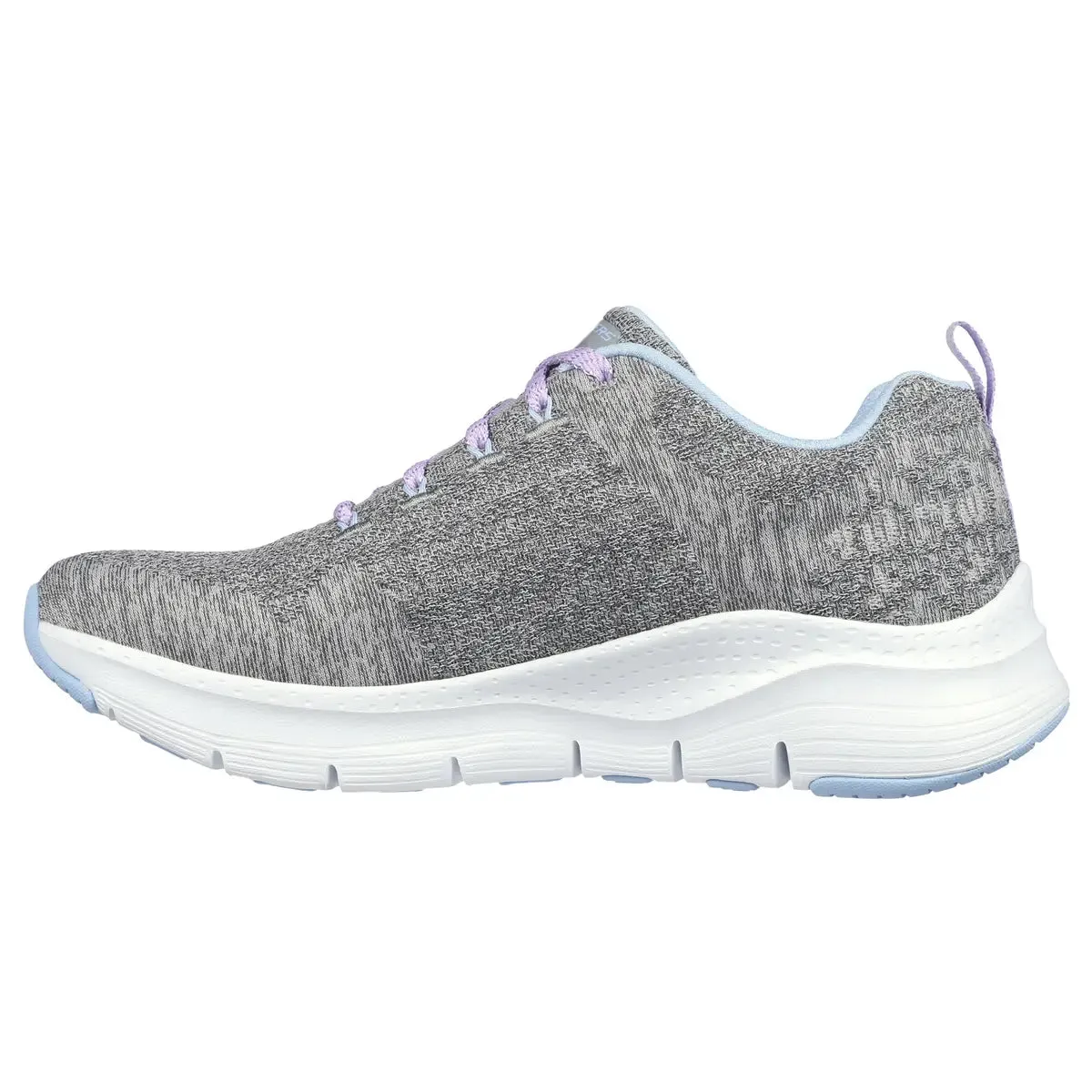 'Skechers' Women's Arch Fit-Comfy Wave - Charcoal / Lavender