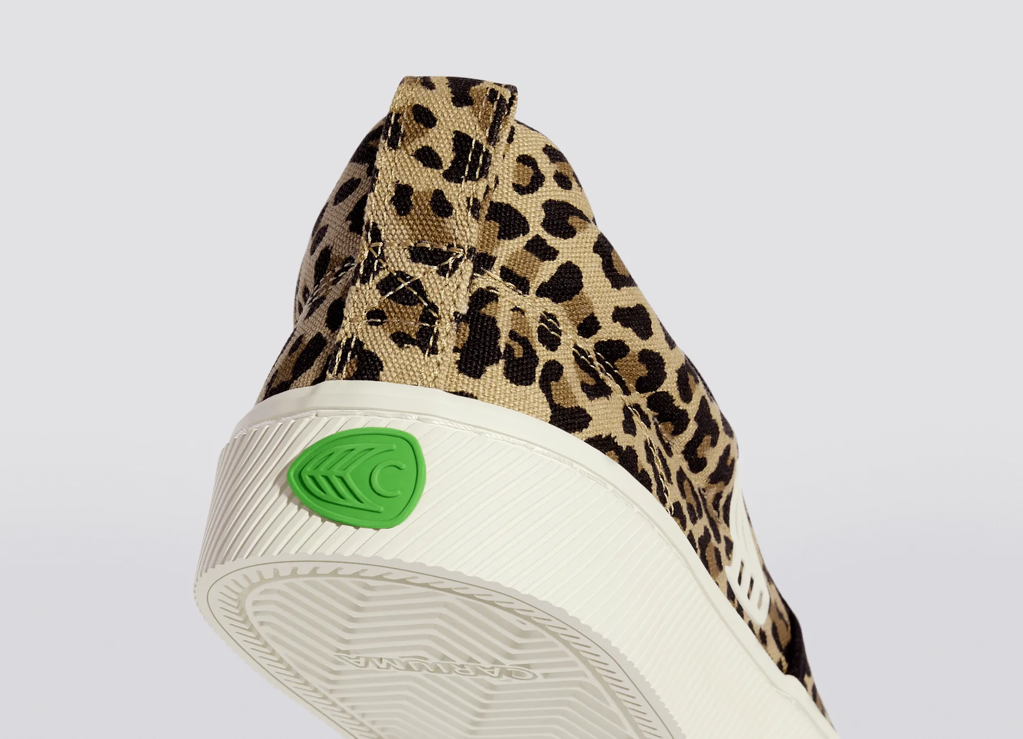 SLIP ON Leopard Print Canvas Sneaker Men