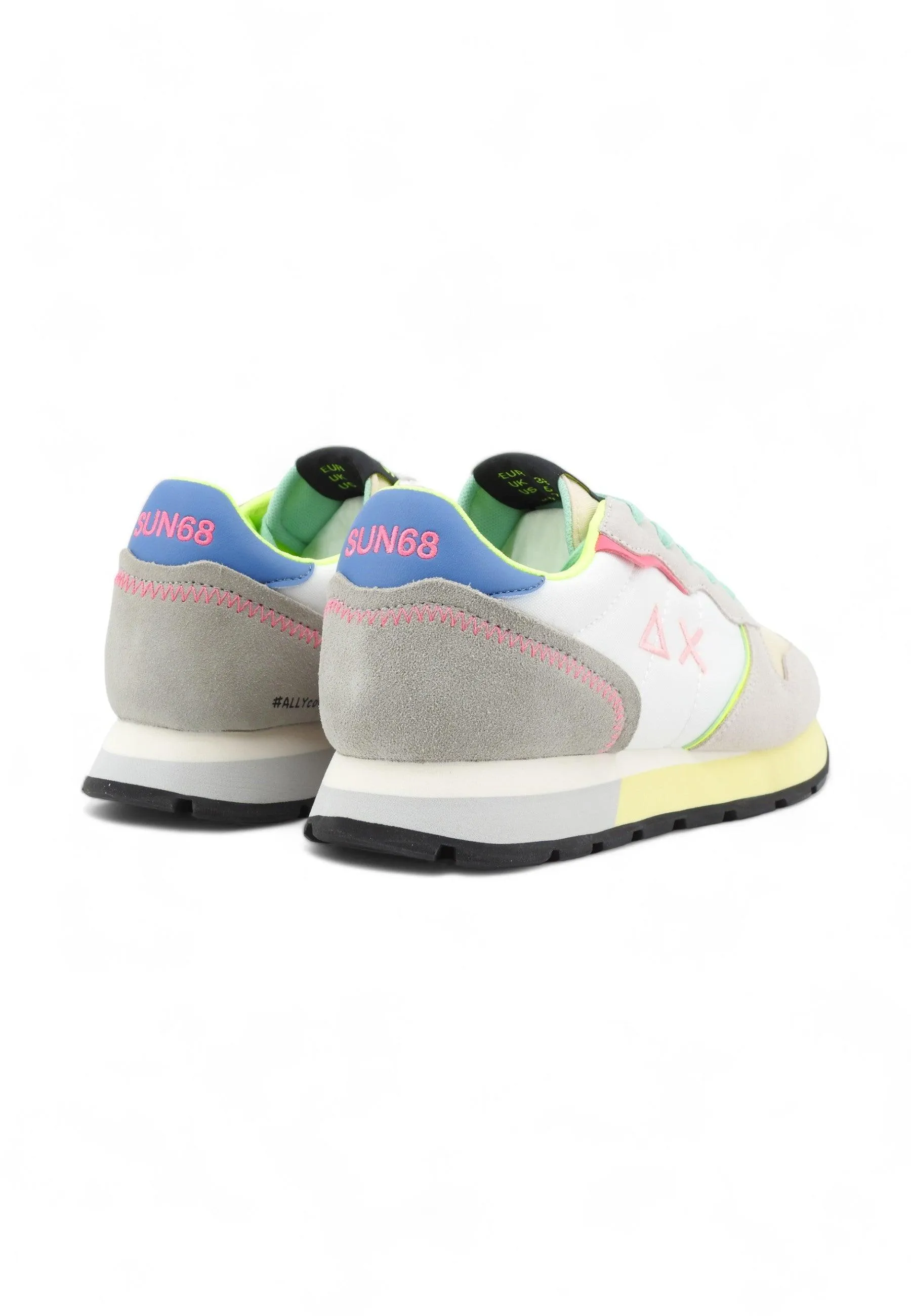 SUN68 Ally Color Sneaker Donna Bianco Z34204