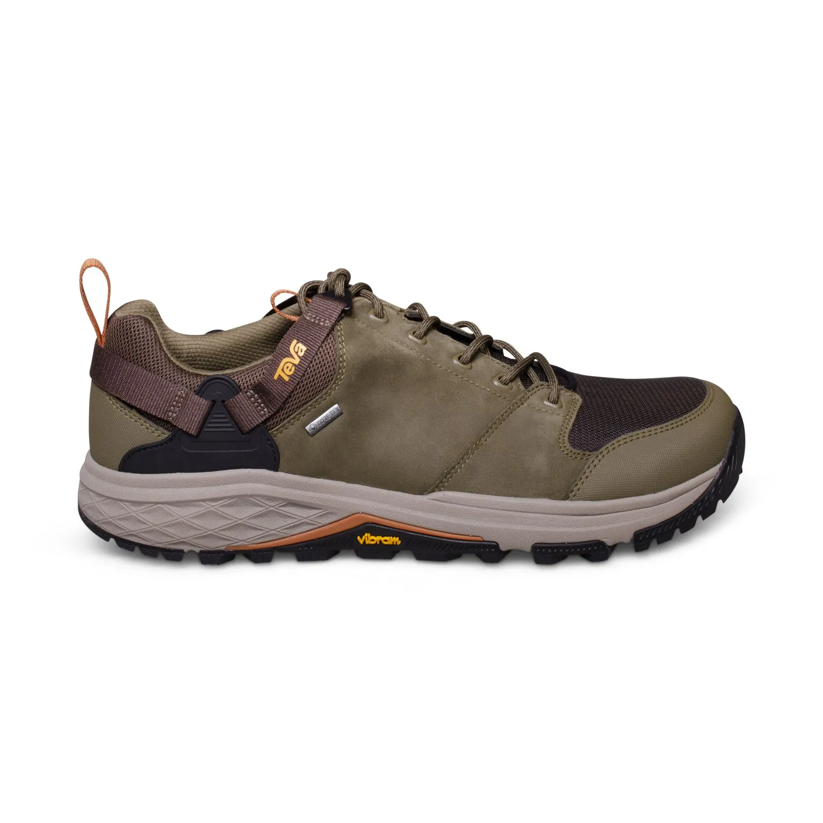 Teva Grandview Gore Tex Low Rainforest Brown / Dark Olive Hiking Boots - Men's