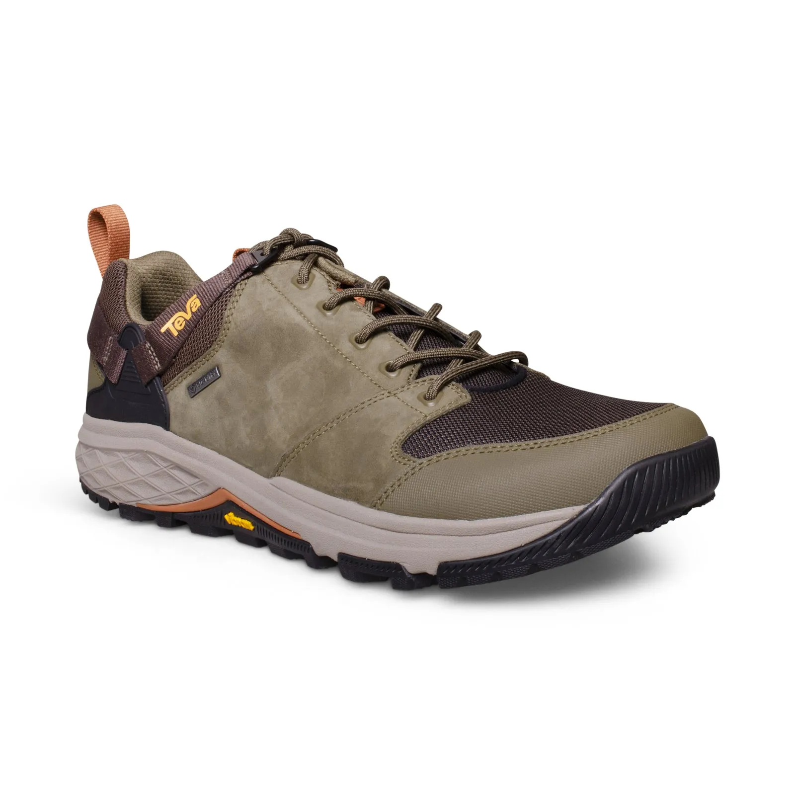 Teva Grandview Gore Tex Low Rainforest Brown / Dark Olive Hiking Boots - Men's