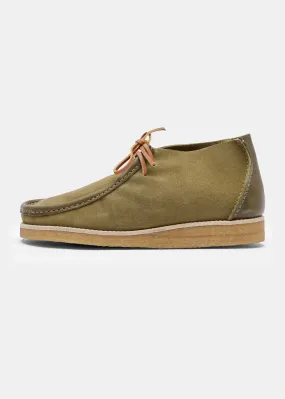 Torres Leather/Suede Boot On Crepe - Moss Green