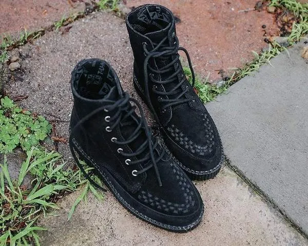 TUK F9710 Black Suede 7-Eye Viva II Boot