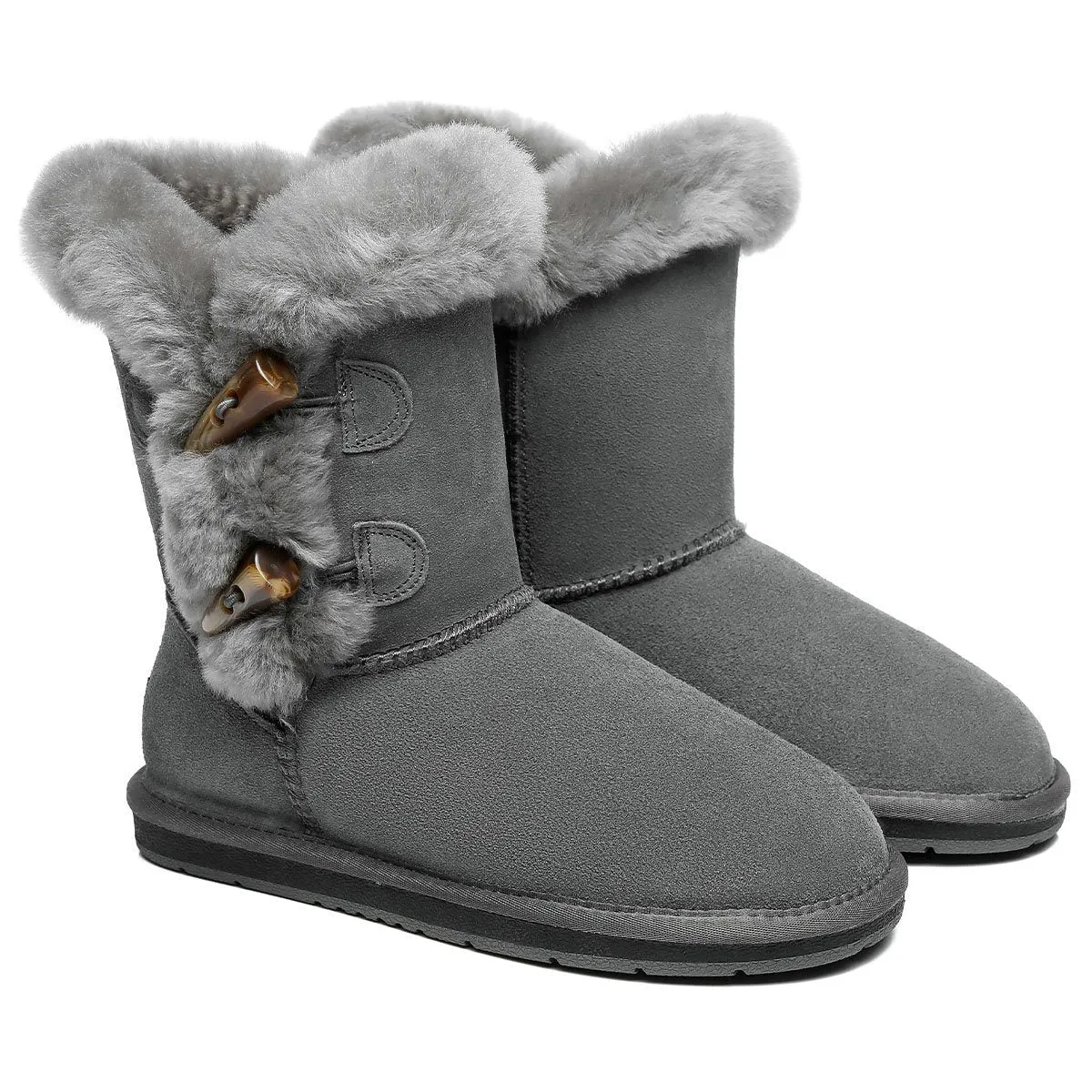 UGG 2-Button Shark Sheepskin Boot