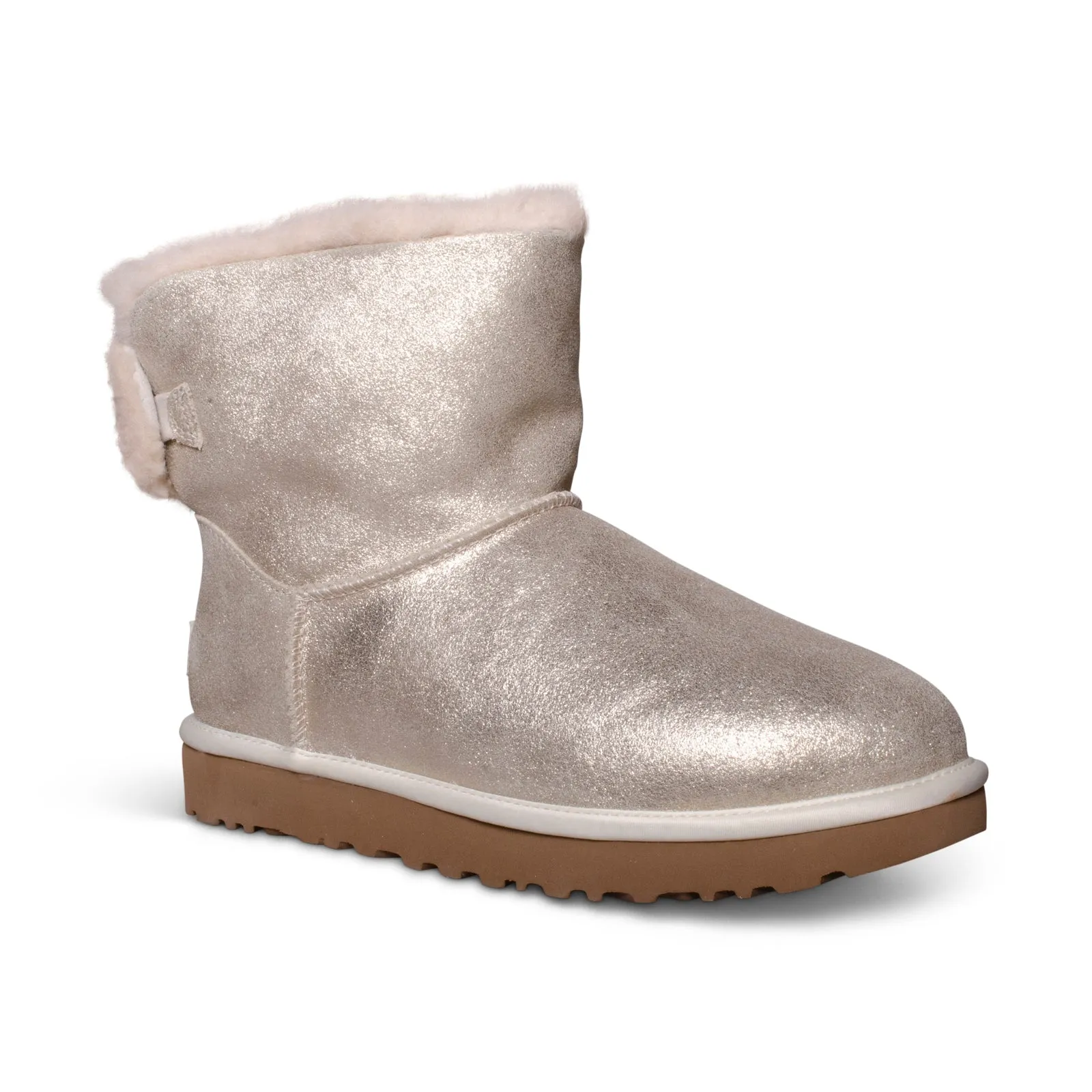 UGG Arielle Sparkle Platinum Gold Boots - Women's