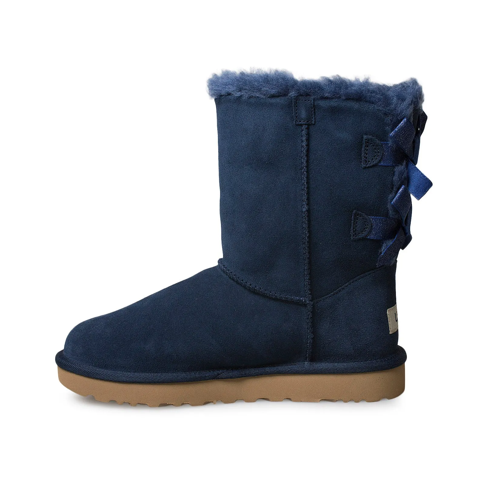 UGG Bailey Bow Sparkler Navy Boots - Women's