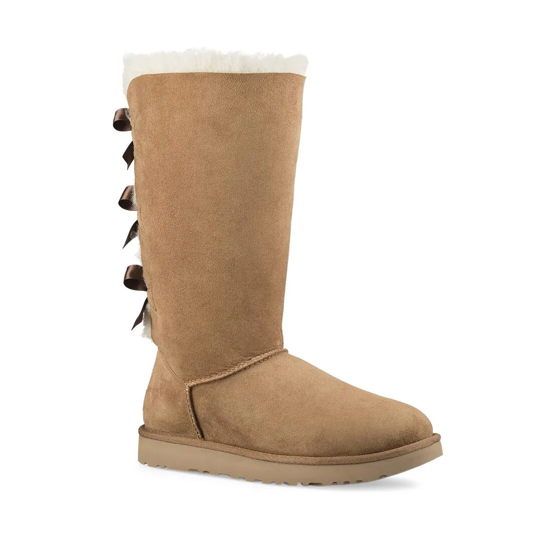 UGG Bailey Bow Tall II Women | Chestnut (1016434)