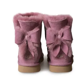 Womens UGG Classic Heritage Bow Boots in Urchin – Stylish and Comfortable Winter Footwear