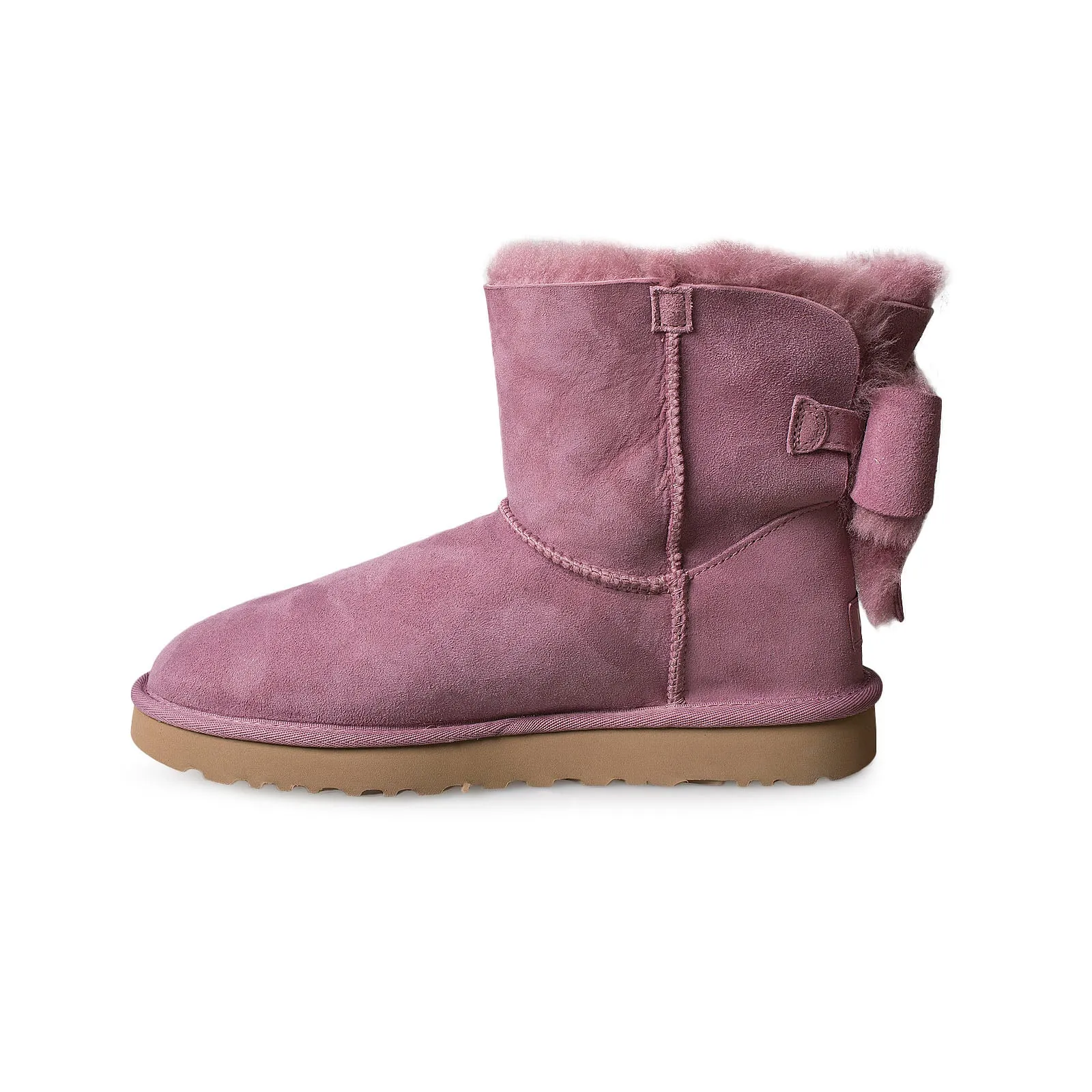 Womens UGG Classic Heritage Bow Boots in Urchin – Stylish and Comfortable Winter Footwear