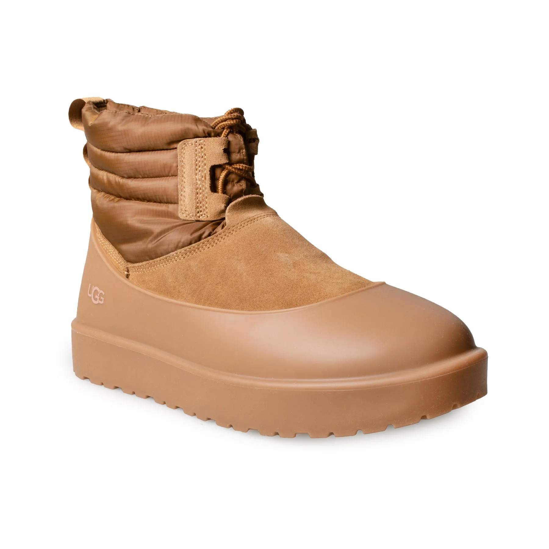 UGG Classic Mini Lace Up Weather Chestnut Boots - Men's