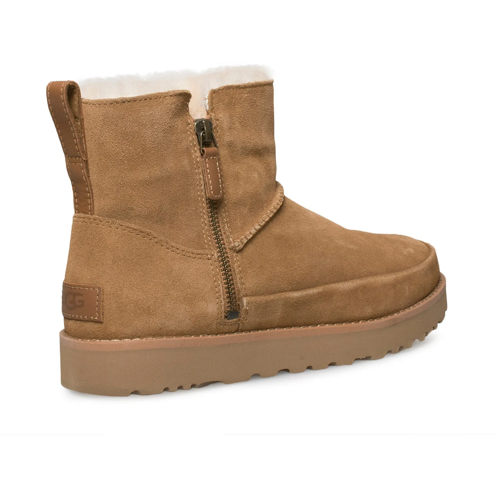 UGG Classic Zip mini Chestnut Boots - Women's