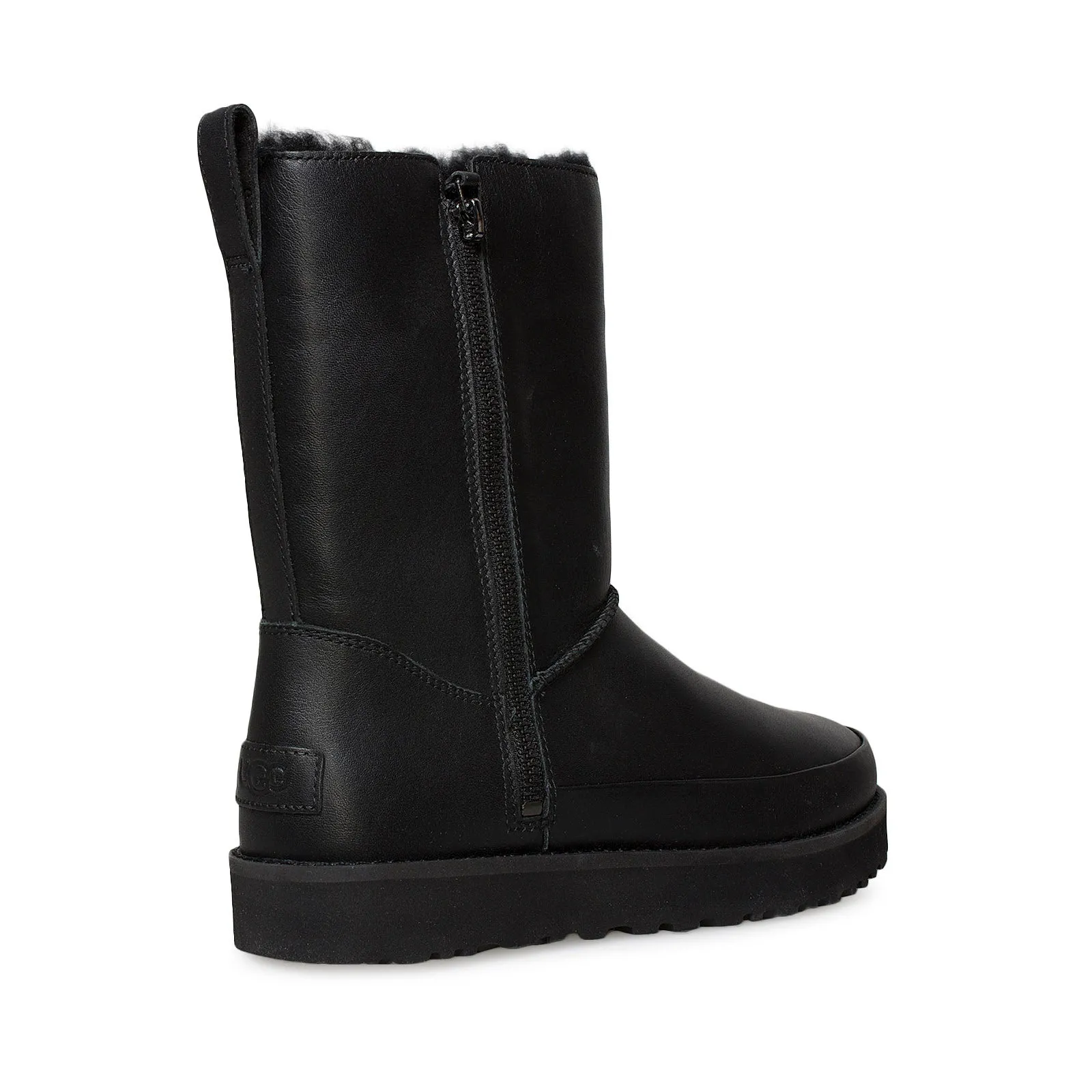 UGG Classic Zip Short Black Boots - Women's