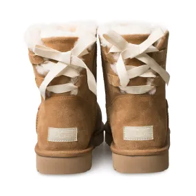 UGG Mini Continuity Bow Chestnut Boots - Women's