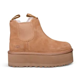 UGG Neumel Platform Chelsea Chestnut Boots - Women's