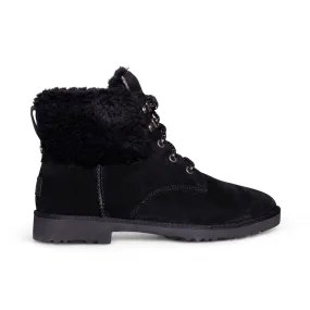 UGG Romely Heritage Lace Black Boots - Women's